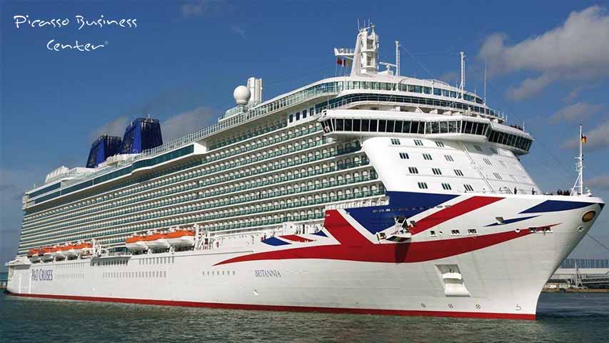 Puerto de Malaga AGP Britannia cruise ship